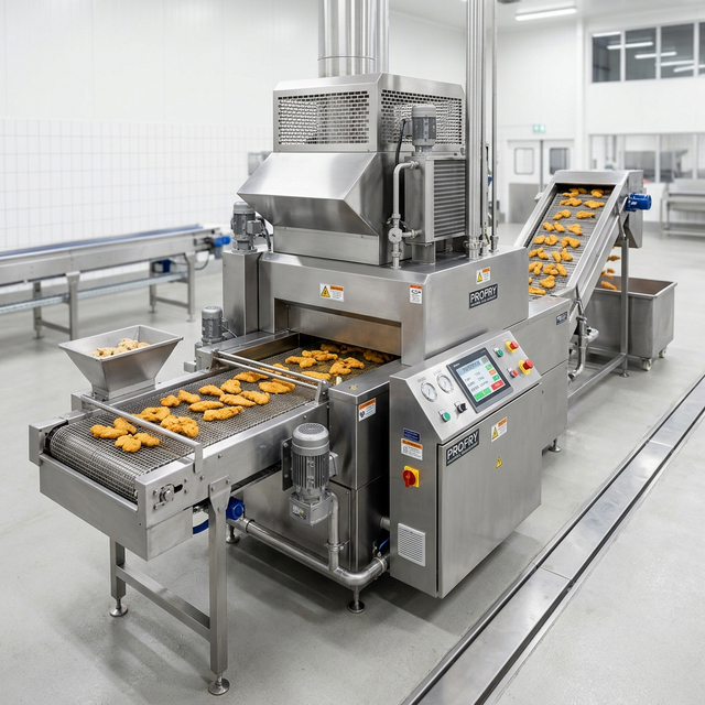 Automatic Industrial Frying Machine